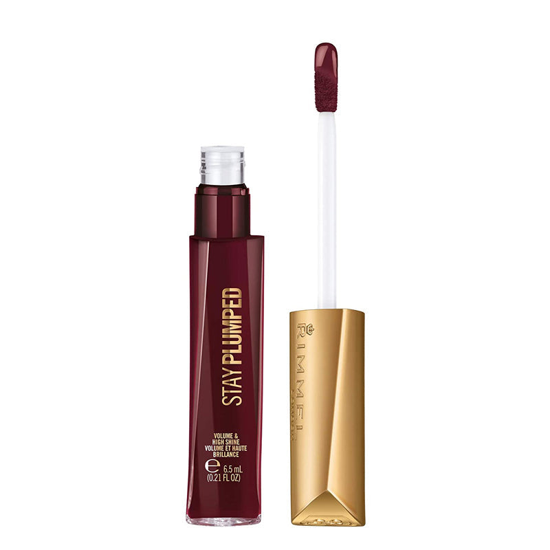 Rimmel Stay Plumped Lip Gloss 841 Bittersweet Plum