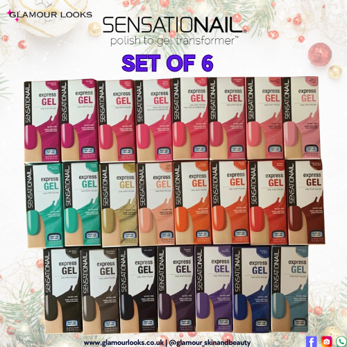 Sensationail Express Gel Polish Set of 6