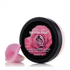 The Body Shop British Rose Instant Glow Body Butter 50ml