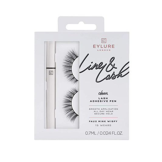 Eylure Line & Lash Faux Mink Wispy Clear Adhesive Pen