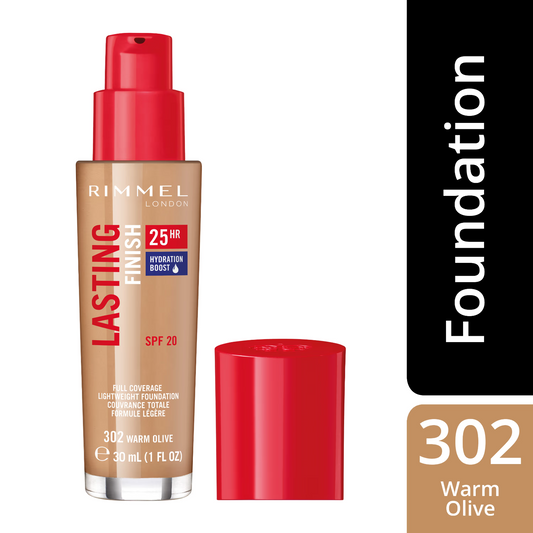 Rimmel Lasting Finish 25H Foundation 30ml 302 Warm Olive