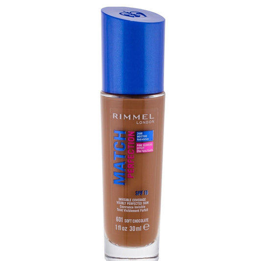 Rimmel Match Perfection Foundation 601 Soft Chocolate